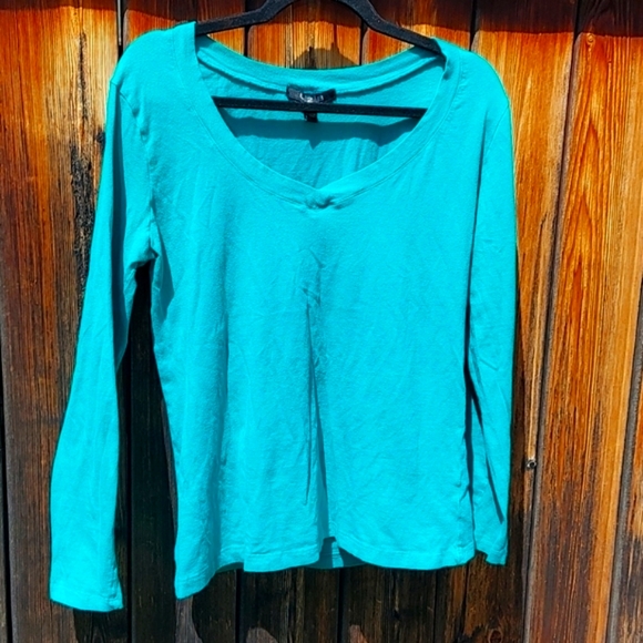 Teal essential long sleeve - Picture 3 of 15